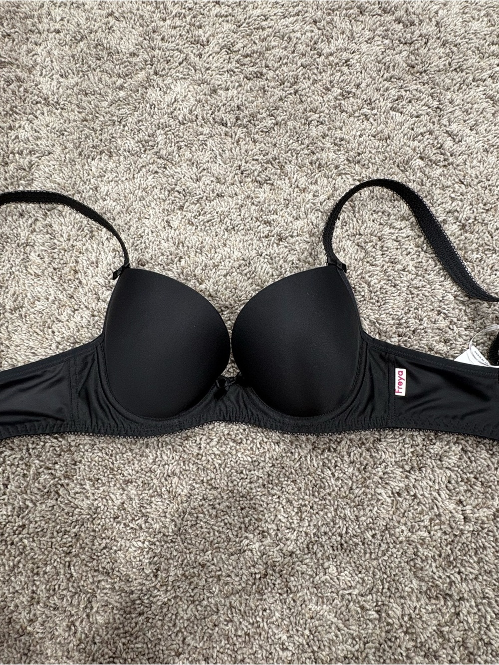 Freya Black Molded T-Shirt Bra 28DD